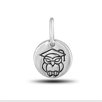 Charm, Owl w/ Grad Cap, Set/2