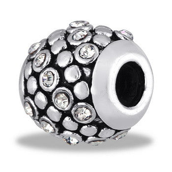 Charm, Decorative, CZ, Set/2