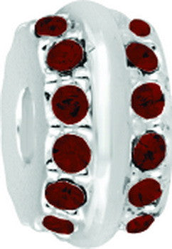 DBI Spacer, 2 Row CZ January Spacer, Set/2