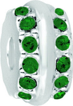 DBI Spacer, 2 Row CZ May Spacer, Set/2