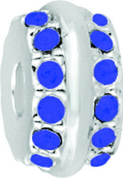 DBI Spacer, 2 Row CZ September Spacer, Set/2