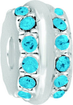 DBI Spacer, 2 Row CZ December Spacer, Set/2