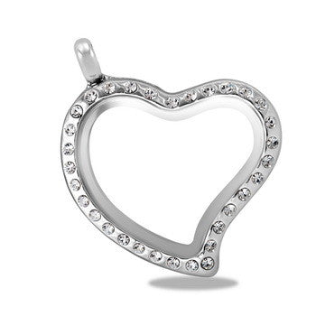 Locket Head SV CZ-Heart St3