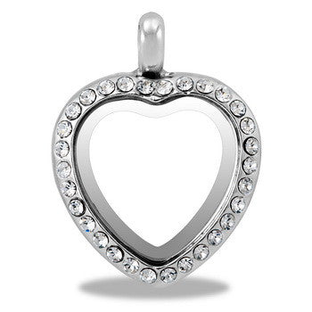 Locket SV CZ-Mini Heart St3