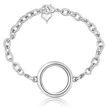 Silver Round Bracelet Set/3