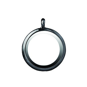 Locket, Gunmetal, Round, Set/3