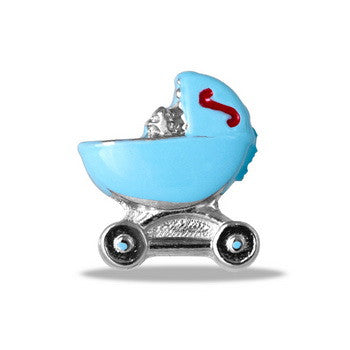 Charm, Baby Buggy Blue, SET/3