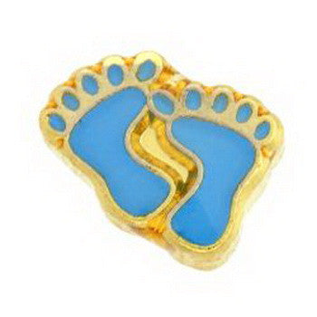 Charm, Feet Blue, Set/3