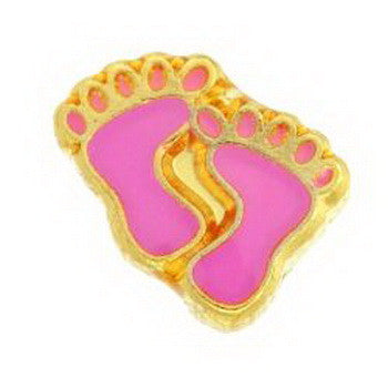 Charm, Feet Pink, Set/3