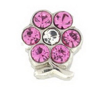 Charm, Flower Pink, Set/3