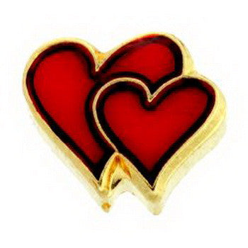 Charm, Red Hearts, Set/3