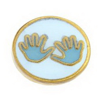 Charm, Hands, Blue,   Set/3