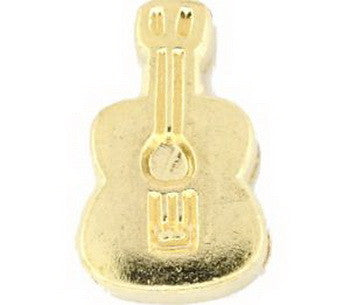 Charm, Guitar, Gold,  Set/3
