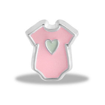 Charm, Pink Onesie, Set/3