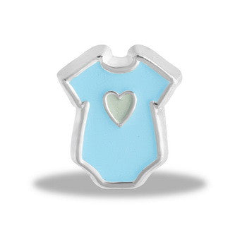 Charm, Blue Onesie, Set/3