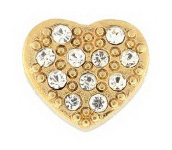 Charm, Heart, Crystal, Set/3