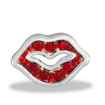 Charm, CZ Lips, Set/3