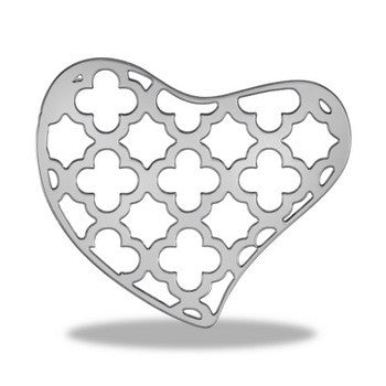 Disk, Decorative,Heart,St/2
