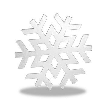 Disk, Silver Snowflake Disc, Set/2