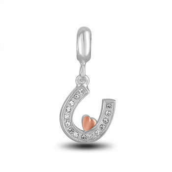 Drop, Horseshoe w/ Heart, Set/2