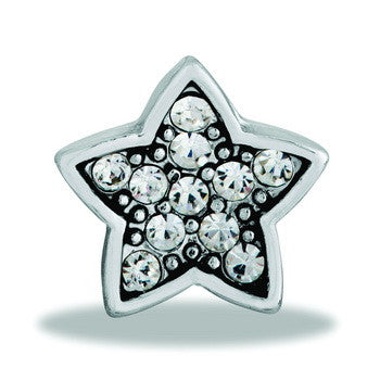 Large Charm, CZ Star  Set/2