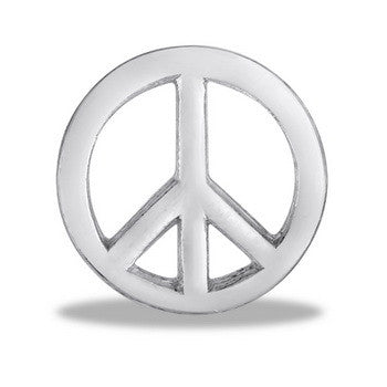 Large Charm,Peace Symbol, Set/2