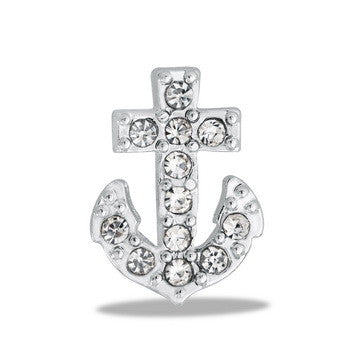 Large Charm, CZ Anchor, Set/2