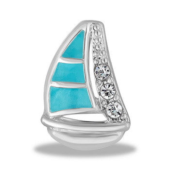 Large Charm, Sailboat, Set/2