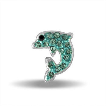 Large Charm, CZ Dolphin, Set/2