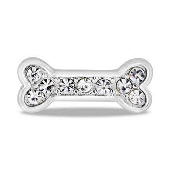 Large Charm, CZ Bone, Set/2