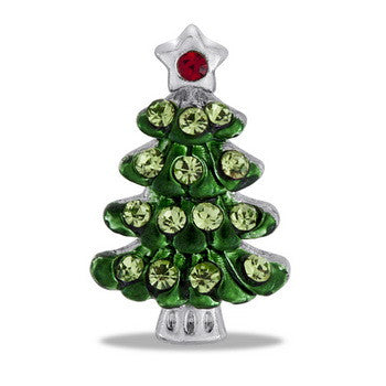 Large Charm, CZ XmasTree, Set/2