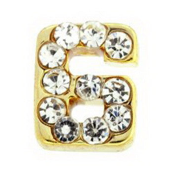 Charm, 6, Gold        Set/3