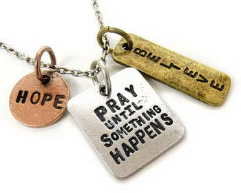 Chain Necklace, Pray until something happens...