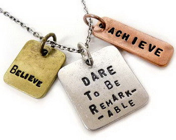 Carded Chain Necklace, Dare to be remarkable