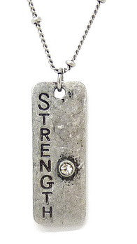 Carded Petite Chain Necklace, Strength