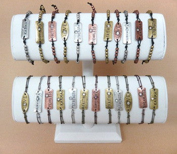 Display, 2-Tier White Bracelet Bar