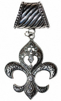 SCARF ENHANCER, FLEUR DE LIS