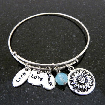 Bracelet, Love, Sister, Silver