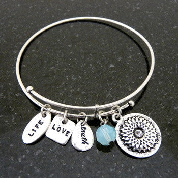 Bracelet, Love, Friend, Silver